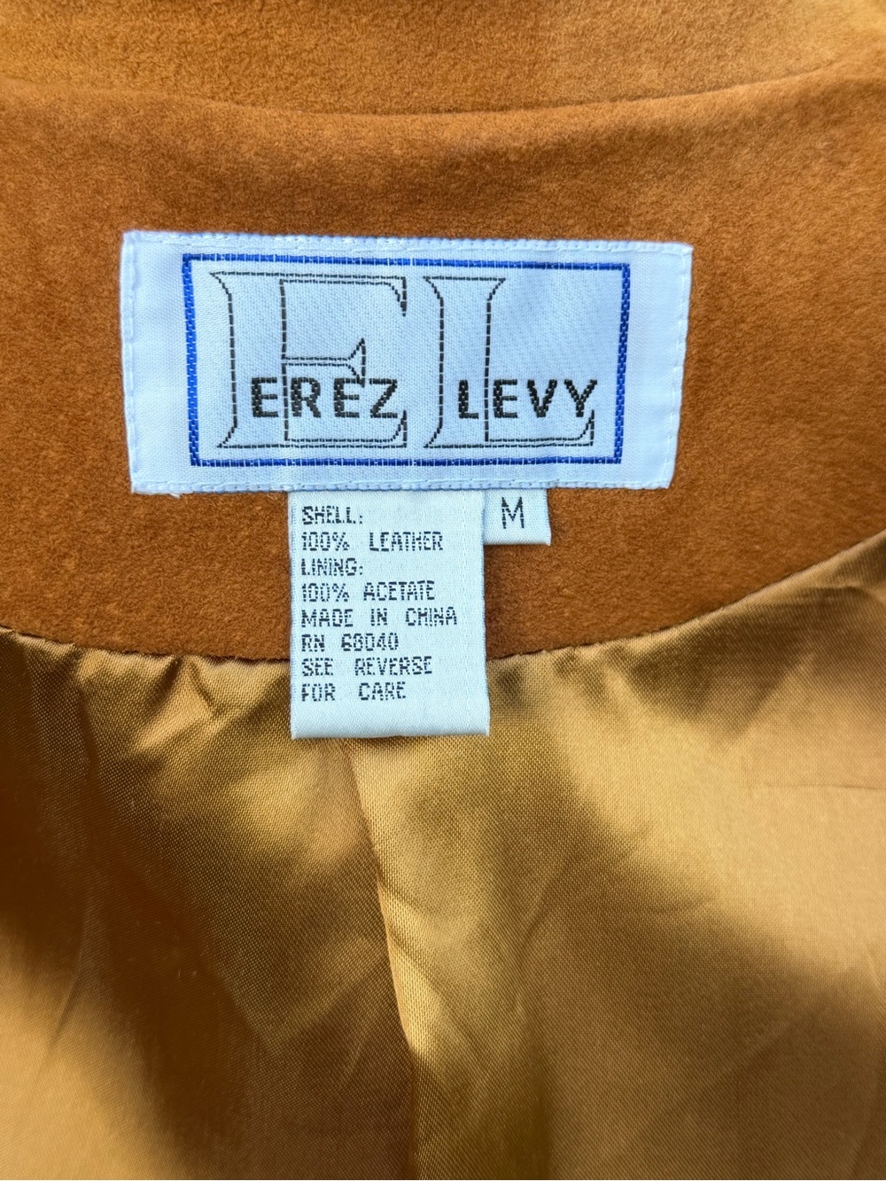 NWOT Fringed Suede Western Leather Jacket in Russet - Picture 4 of 5